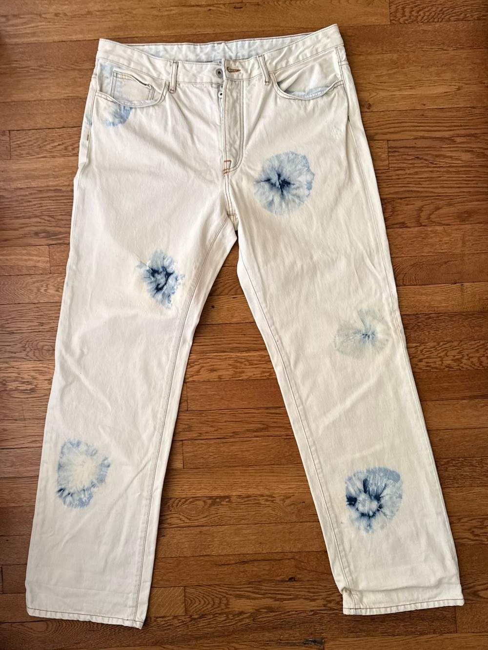 Marcelo Burlon County of Milan - Tie-dye straight-leg jeans